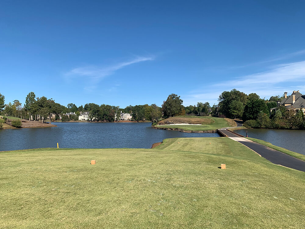The 2nd hole on Meadows at the renovated TPC Sugarloaf designed by Greg Norman