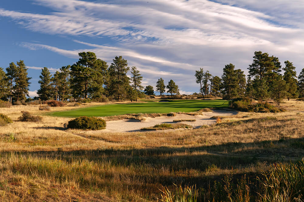 uphill golf